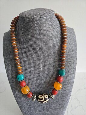 Antique Moroccan Tribal Necklace